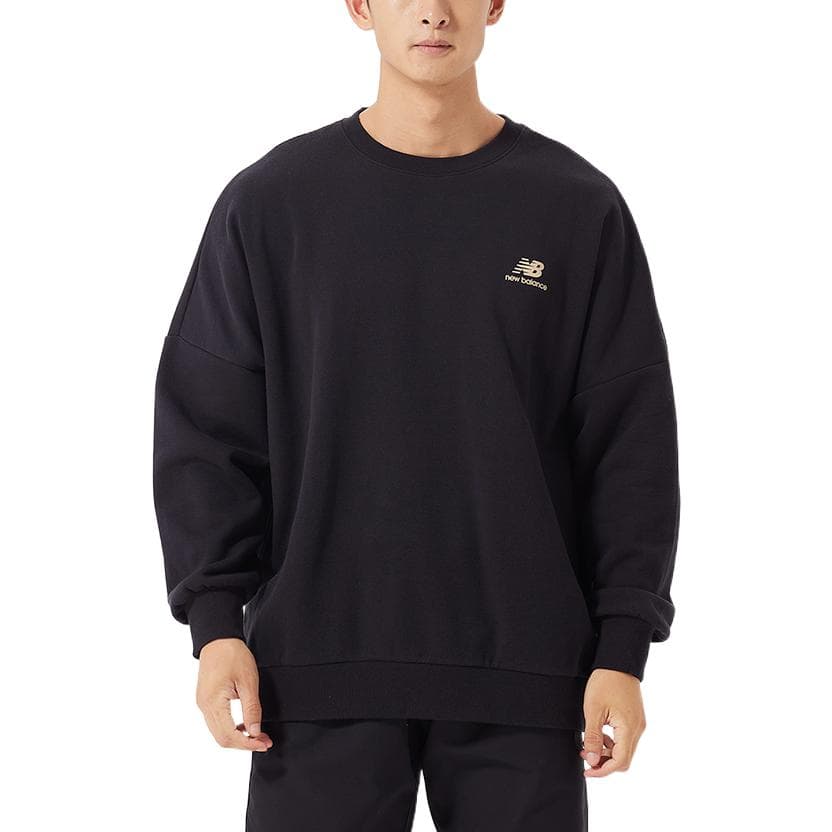 Кофта New Balance Logo Crewneck Sweatshirt Black - изображение 4