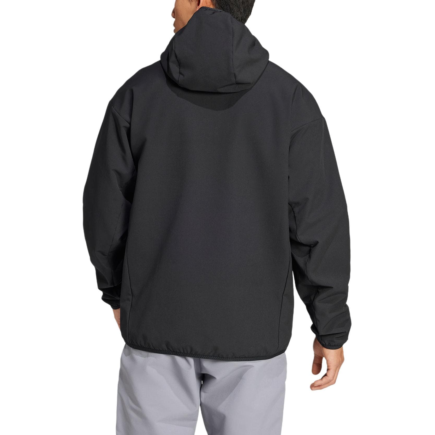 Куртка Adidas Cold.Rdy SERIES MULTI На открытом воздухе Флисовая подкладка Спортивная Мягкая Оболочка Куртка Мужская Черная - изображение 4