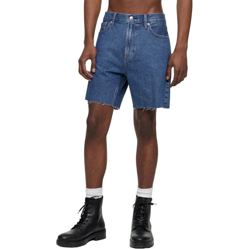 Джинсовые шорты Calvin Klein Джинсовые шорты Мужские Синие - изображение 3