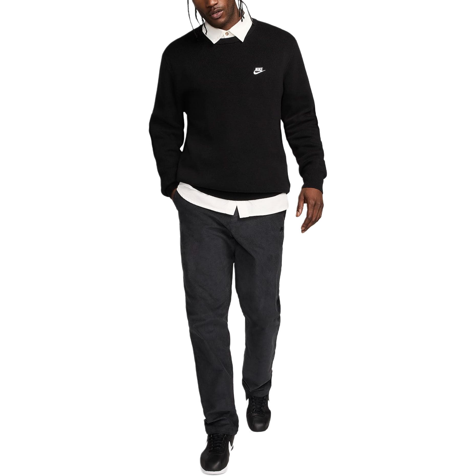 Кофта Nike Club Crew-Neck Sweater - изображение 2