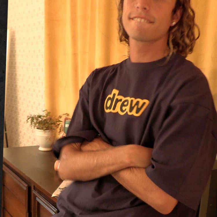 Футболка Drew House secret ss tee navy T - изображение 3