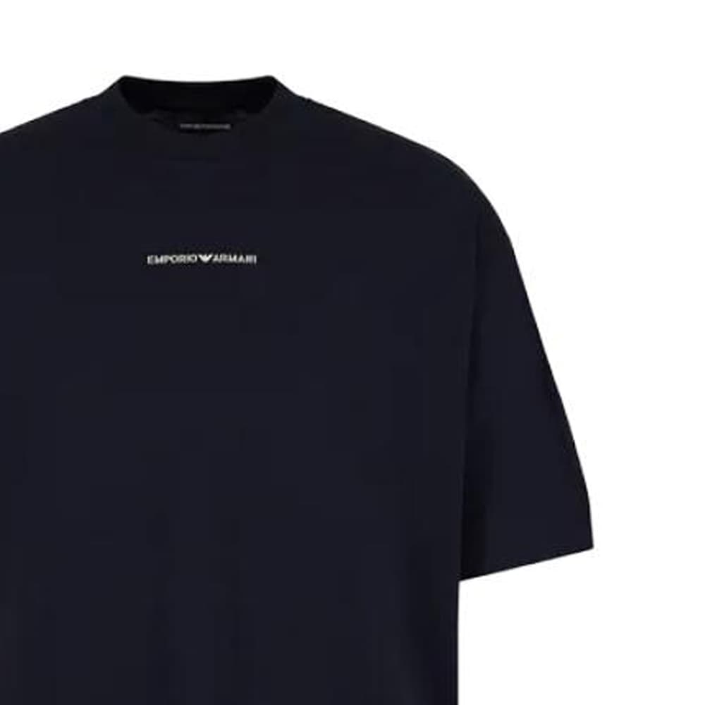 Футболка EMPORIO ARMANI Темно-синие мужские футболки T - изображение 2