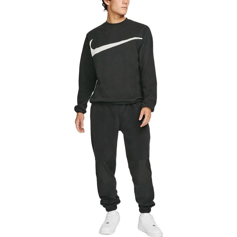 Худи Nike As M Nk Club+ Fleece Crew Black - изображение 3