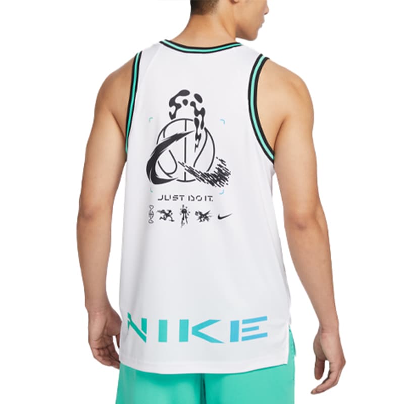Баскетбольная майка Nike Basketball Tank Top White - изображение 5