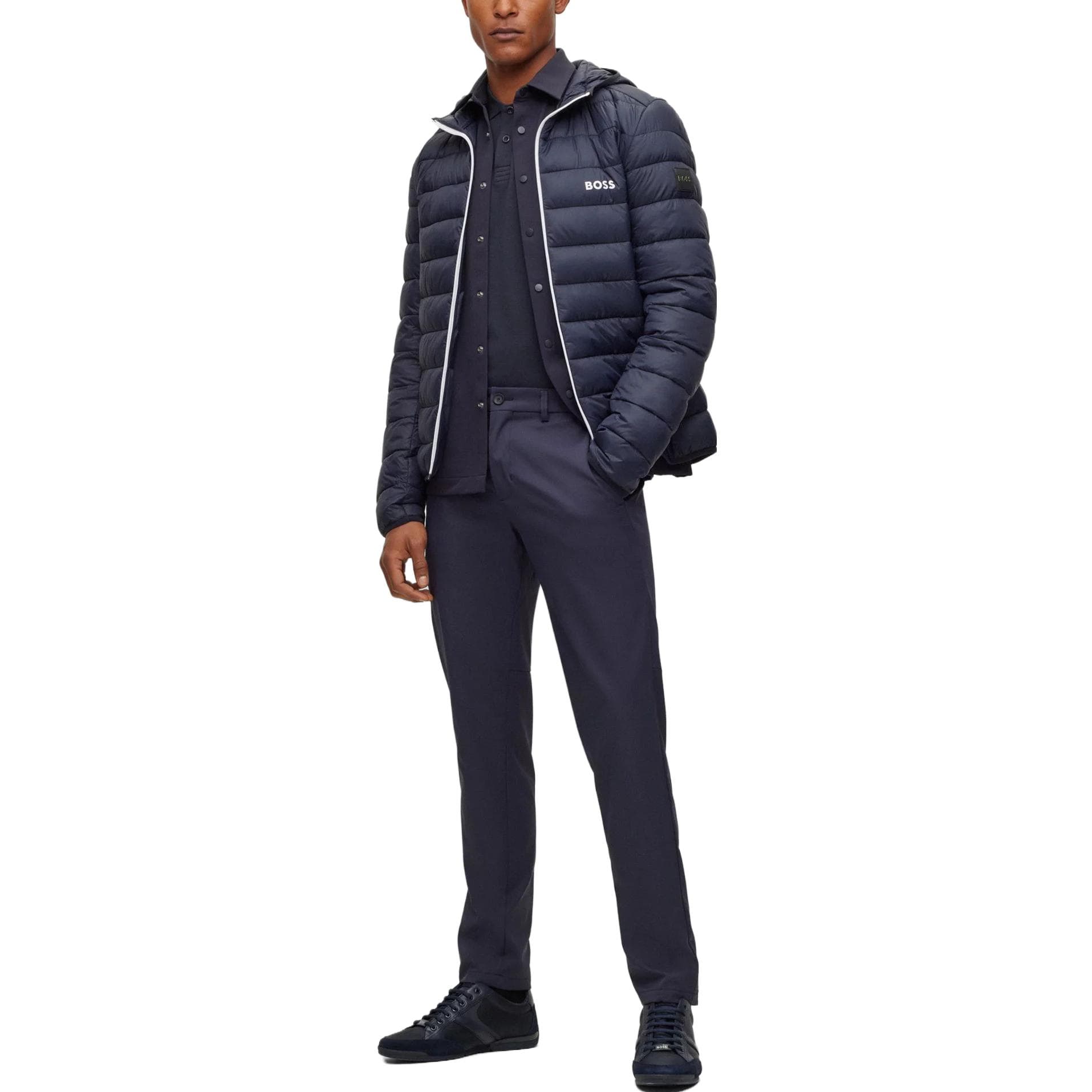 Штаны HUGO BOSS Темно-синий Мужской Повседневные брюки - изображение 2