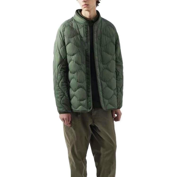 Зимняя куртка пуховик UNIQLO x White Mountaineering FW23 Olive - изображение 3