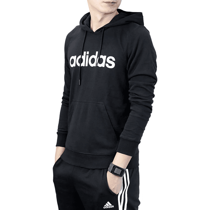 Худи Adidas Мужские черные Толстовка - изображение 2
