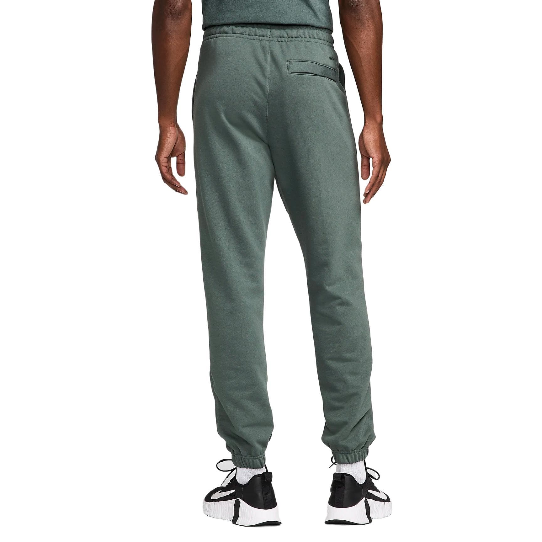 Штаны Nike Swoosh Мужские Dri-Fit Флис Фитнес Джоггеры Вязаные Тренировочные Штаны Мужские Зеленые - изображение 2