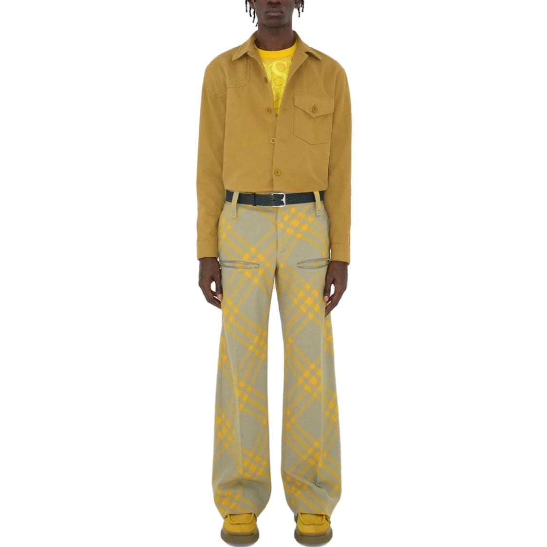 Рубашка Burberry Panelled Cotton Shirt - изображение 3