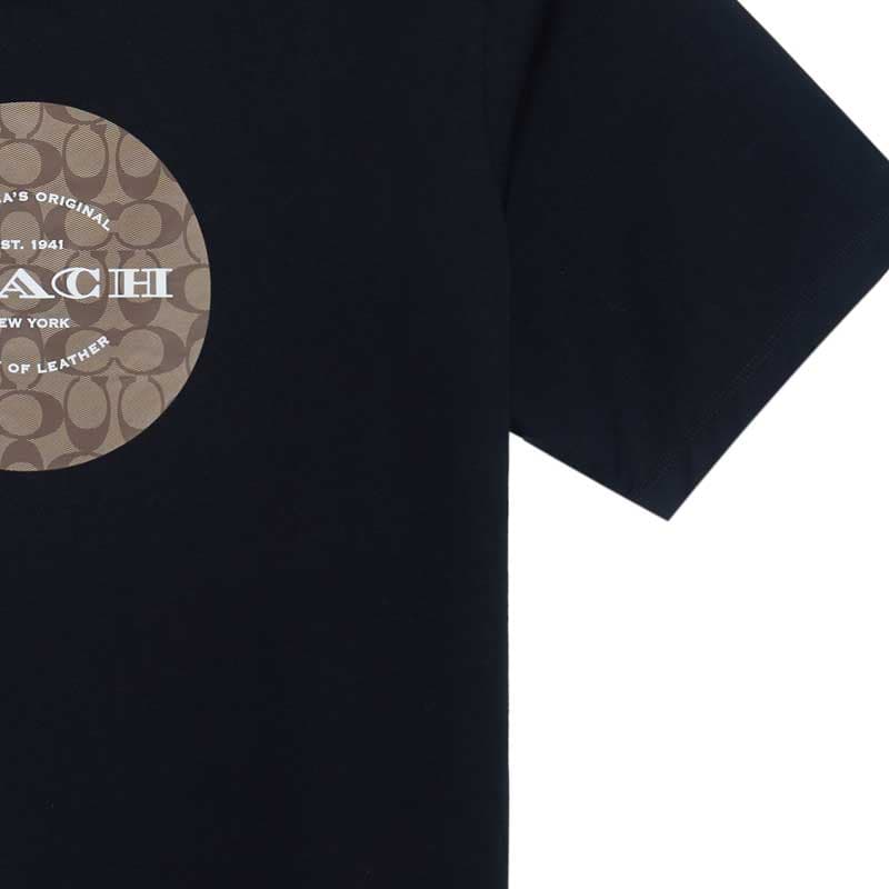 Футболка Coach Logo T-Shirt Black - изображение 6