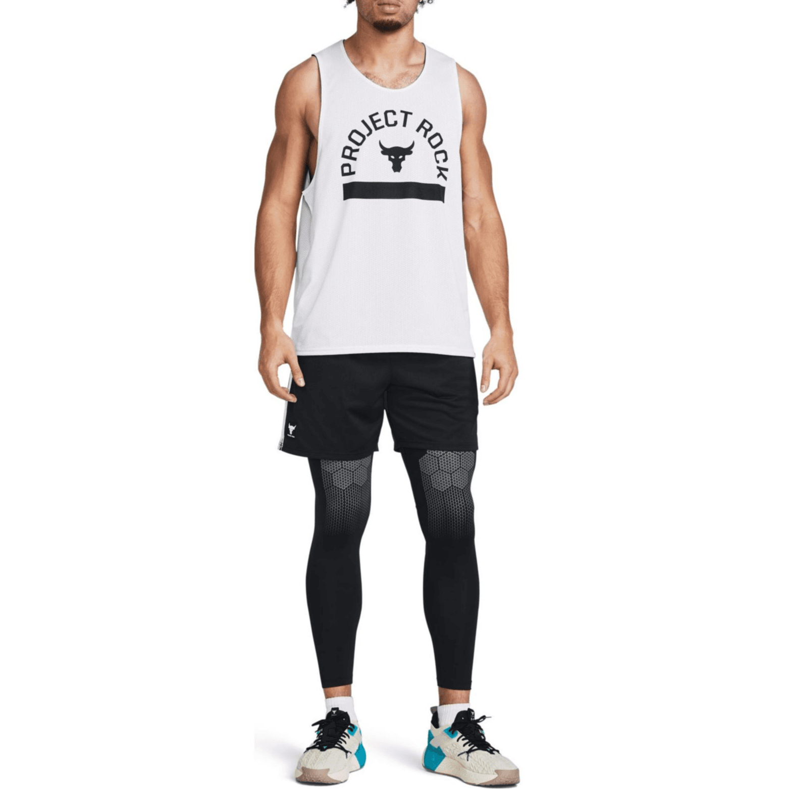 Тренировочные штаны Under Armour UA Project Rock Payoff Спортивные шорты Мужские Черные - изображение 4