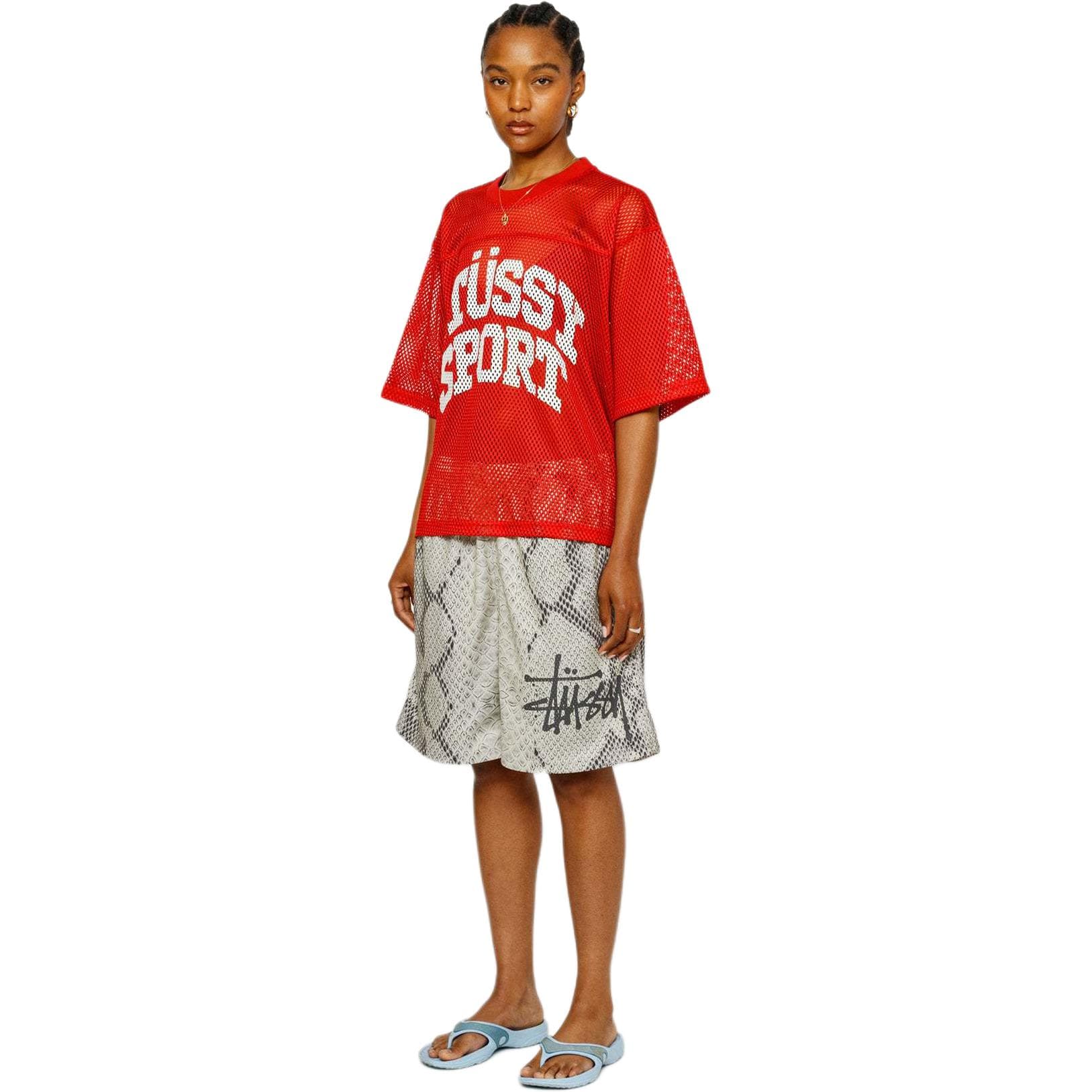 Шорты Stussy SS24 MESH SHORT BASIC SNAKE logo - изображение 5