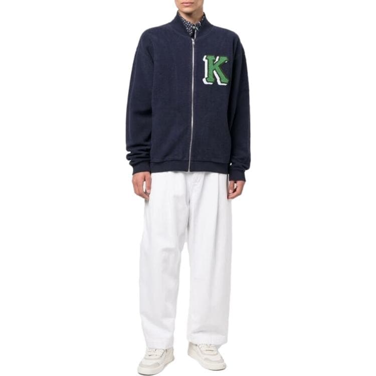 Куртка KENZO Logo Embroidered Zip Jacket - изображение 3