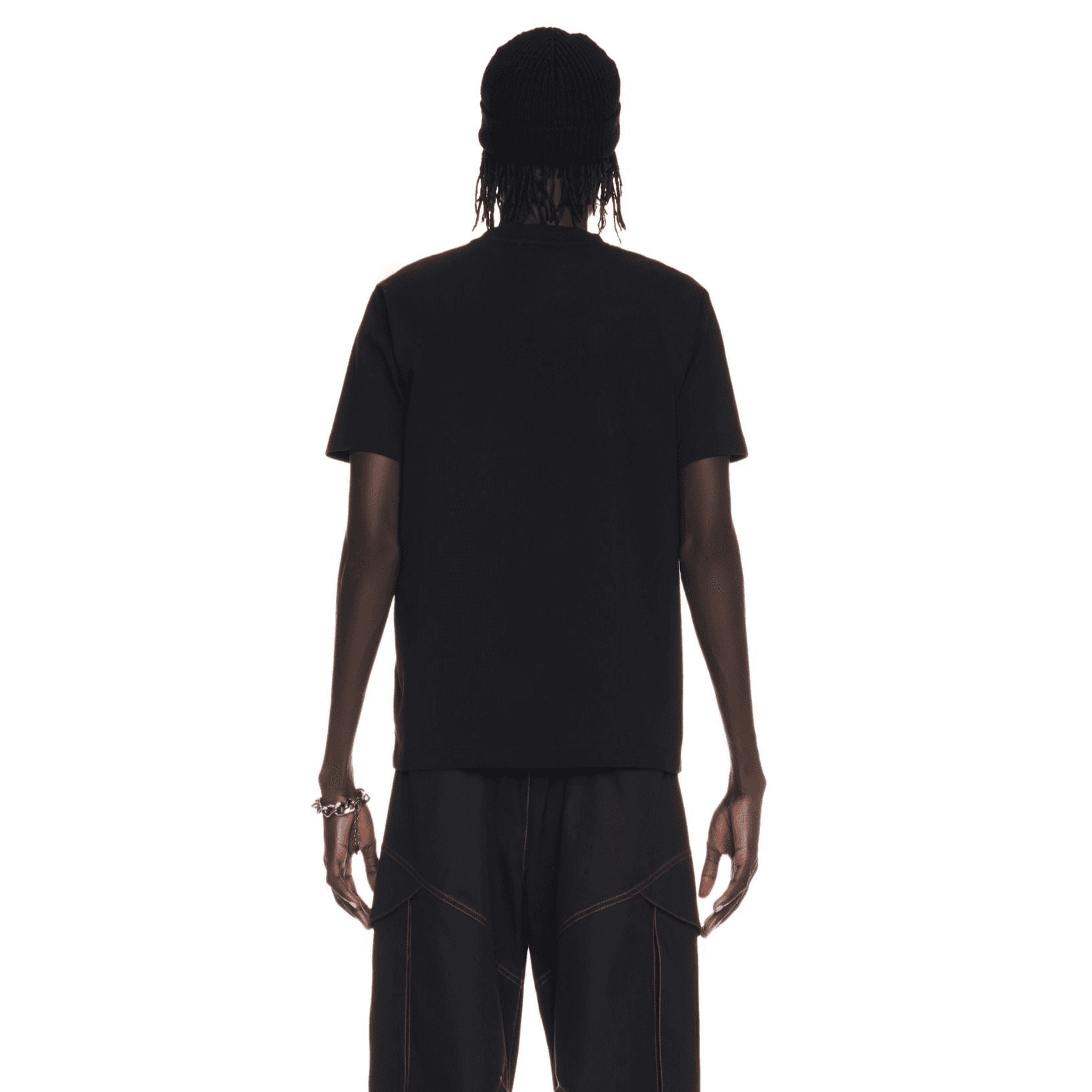 Футболка OFF-WHITE SS24 Футболка с круглым вырезом и коротким рукавом Приталенный крой Мужская Черный - изображение 2
