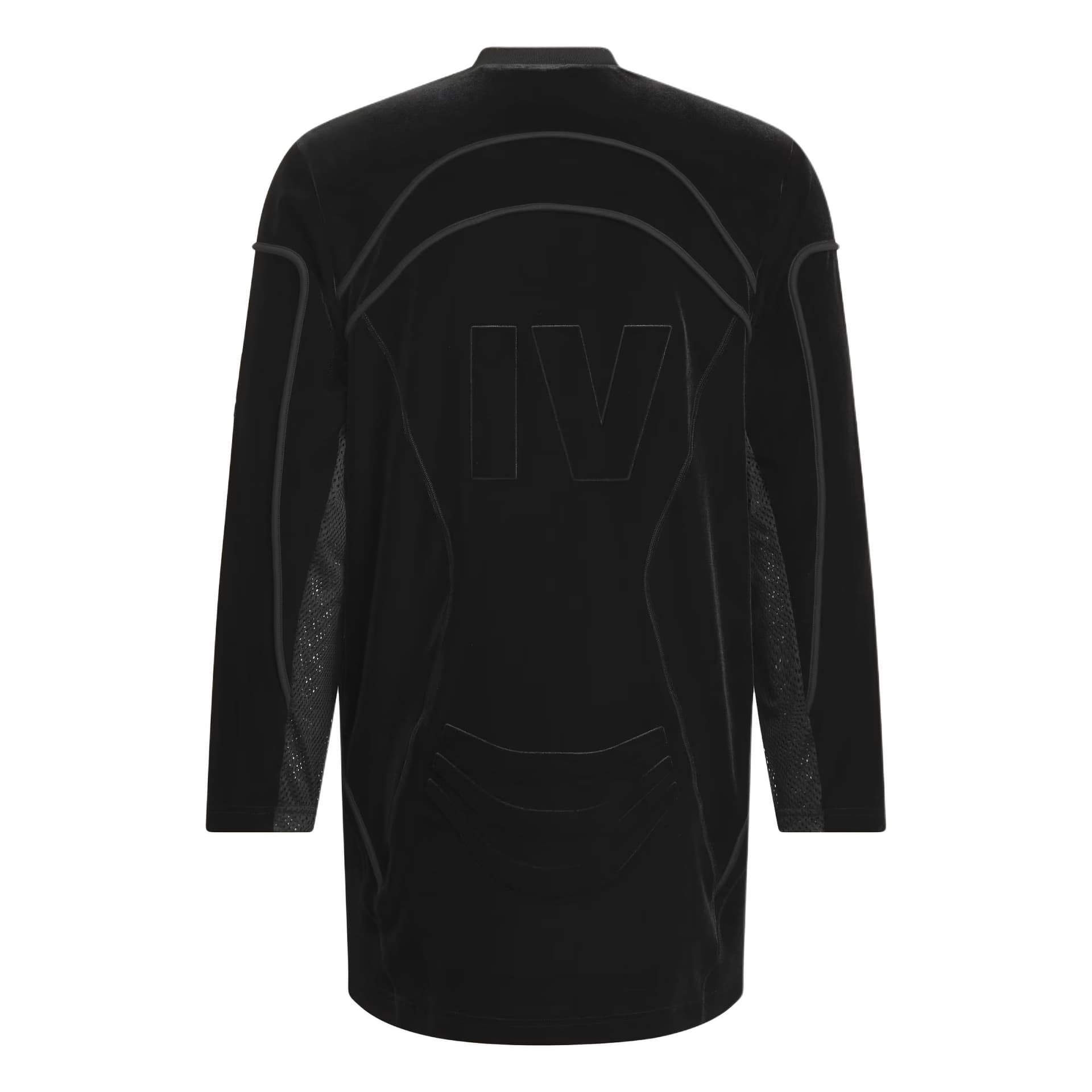 adidas x IVY PARK FW23 Black Velvet Soccer Jersey - изображение 2