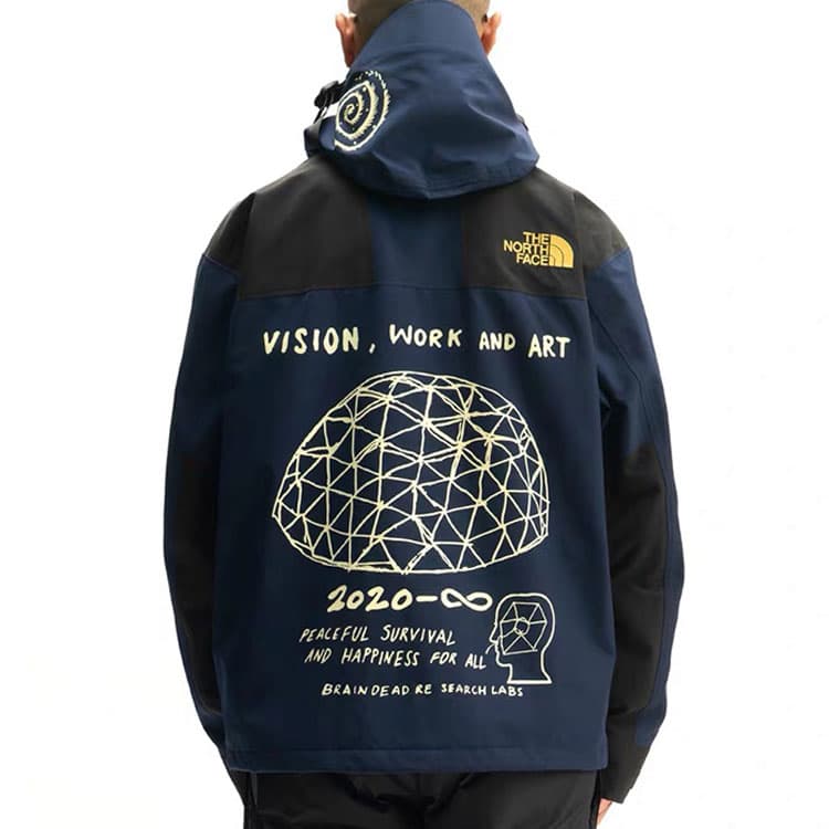 Демисезонная куртка The North Face x Brain Dead Printed Mountain Jacket - изображение 4