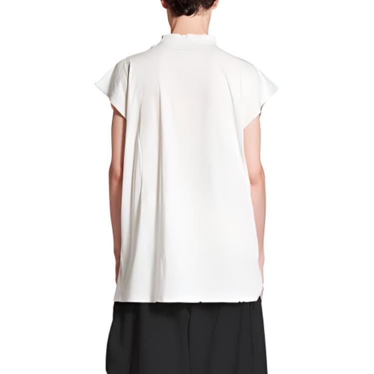 Футболка Balenciaga T-Shirt Oversized In Off White Thin Jersey T - изображение 4