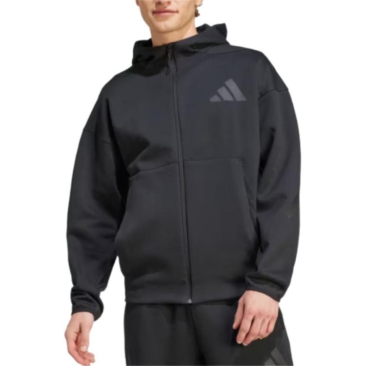 Куртка adidas Z.N.E. Full-Zip Hooded Track Jacket Black - изображение 5