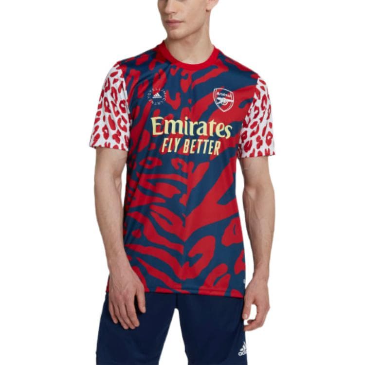 adidas x Stella McCartney Arsenal FC Pre-Match Jersey Red - изображение 3