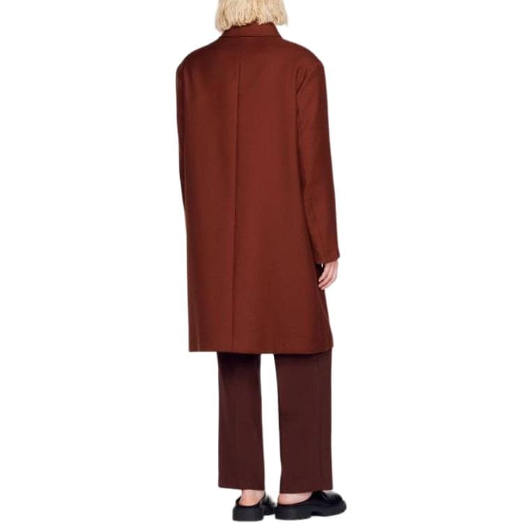 Пальто Sandro Large Overcoat - изображение 4