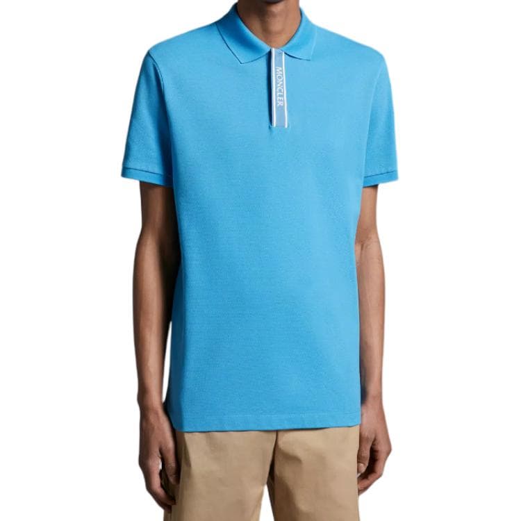Поло Moncler Polo Shirt Blue - изображение 3