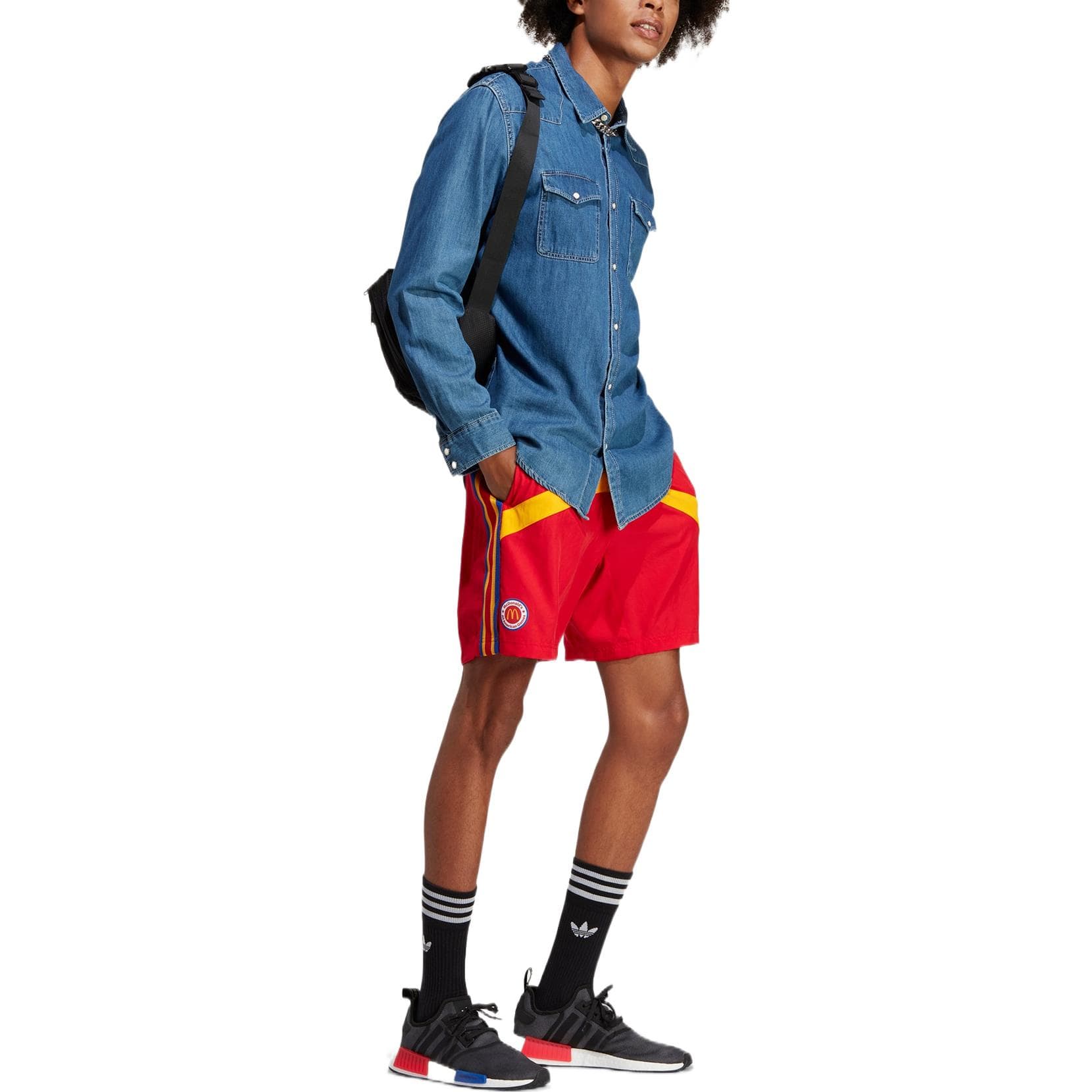 Баскетбольные шорты adidas Ee Mcd M Short3 Logo - изображение 3