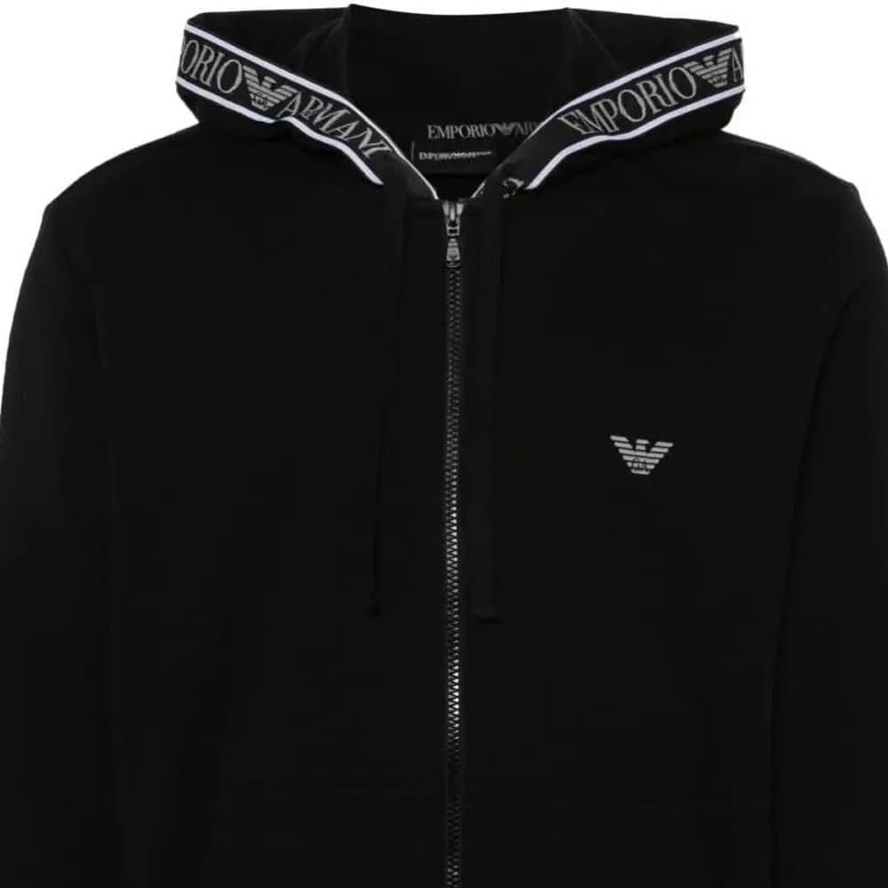 Куртка Emporio Armani Hoodie Jacket Black - изображение 6