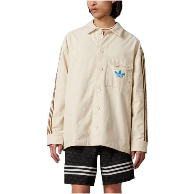 Куртка adidas Adicolor 70s Beige Jacket - изображение 3