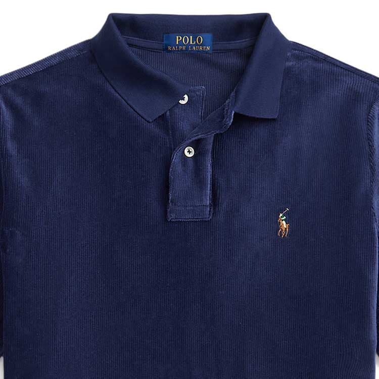 Поло Polo Ralph Lauren fw23 Поло Классическая версия Мужской Морской синий - изображение 3