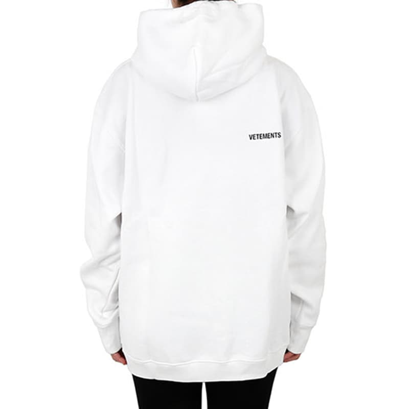 Худи Vetements Hoodie White - изображение 4