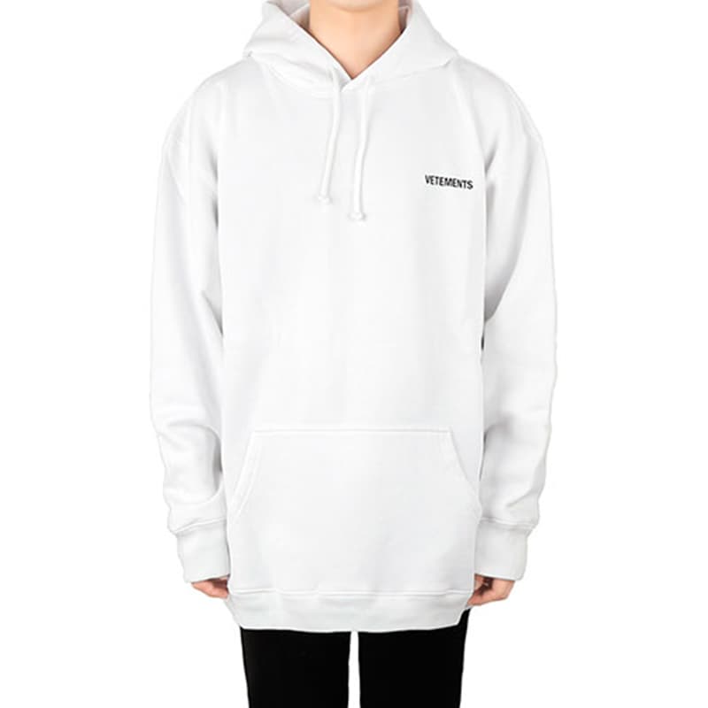 Худи Vetements Hoodie White - изображение 3