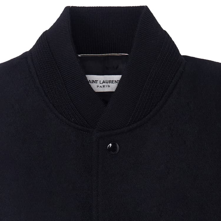 Куртка SAINT LAURENT Classic Wool Leather Jacket - изображение 3