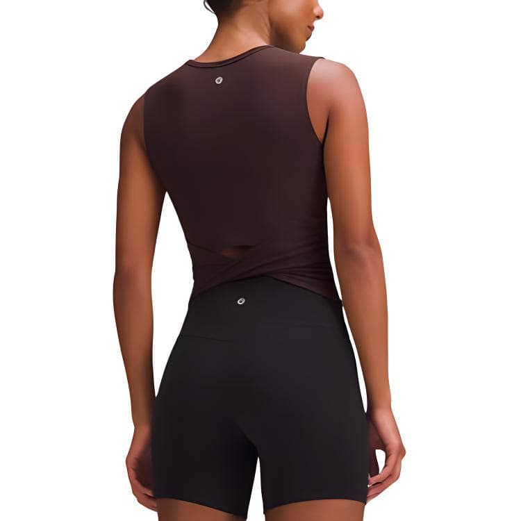Lululemon Майки для йоги Женские Черные - изображение 8