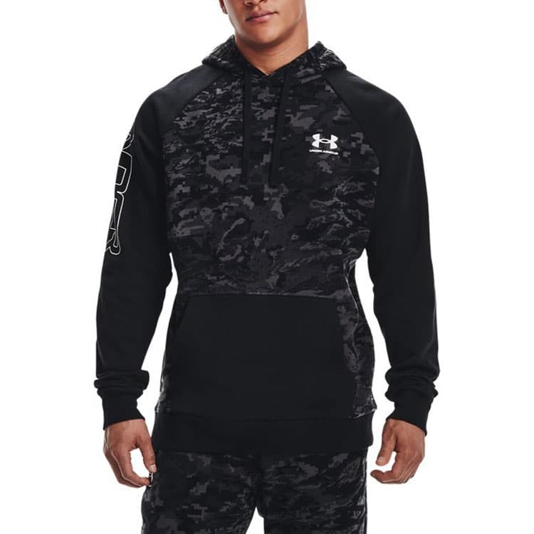 Худи Under Armour Rival Camo Script - изображение 4