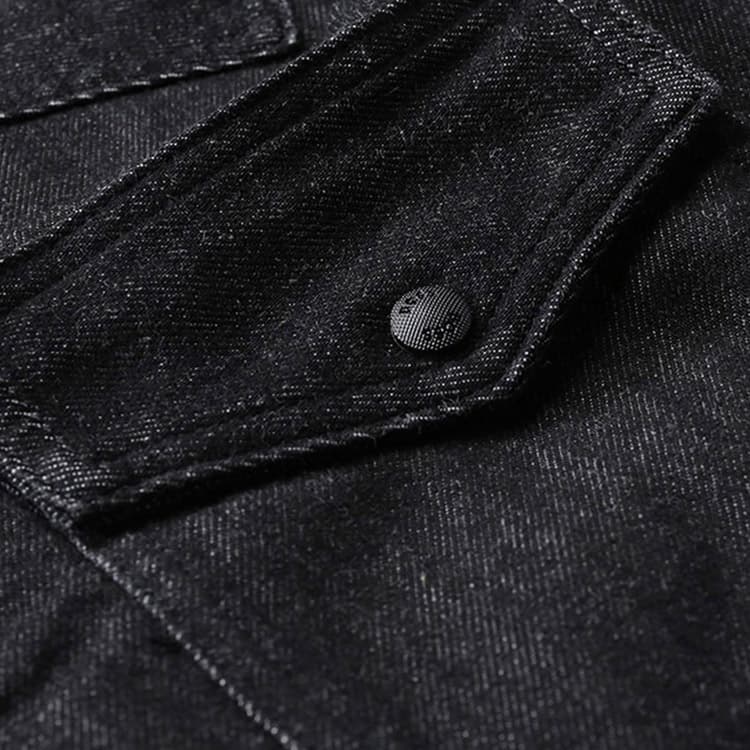 Джинсовая куртка HUGO BOSS Black Denim Jacket - изображение 7