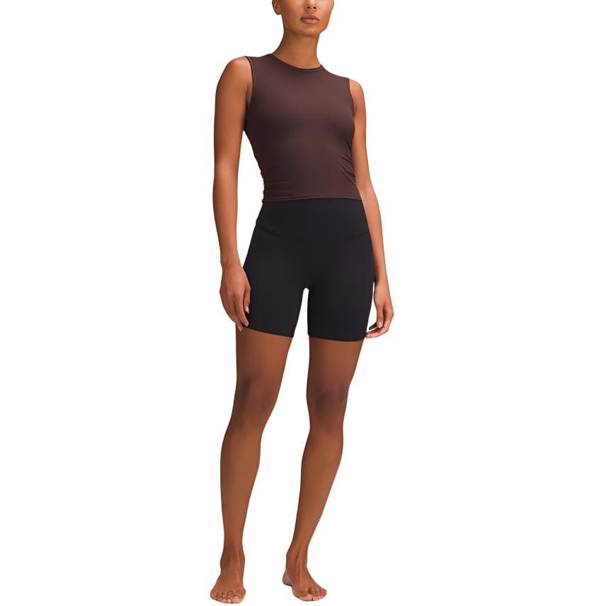 Lululemon Майки для йоги Женские Черные - изображение 9