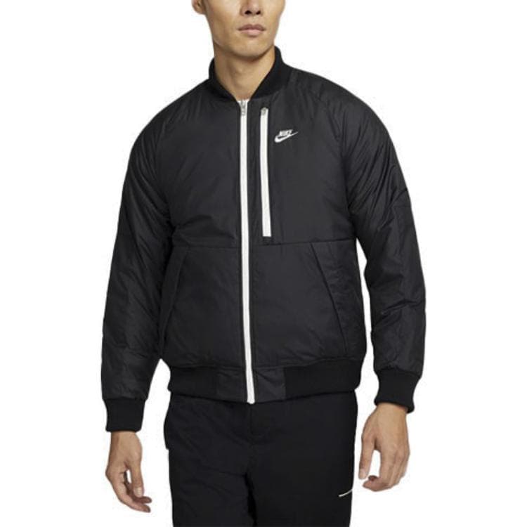 Зимняя куртка пуховик Nike Reversible Sports Jacket Black - изображение 6