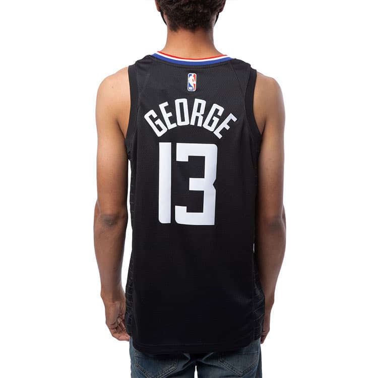 Баскетбольная майка Jordan NBA SW Clippers Jersey 2020-21 Paul George 13 Black - изображение 5
