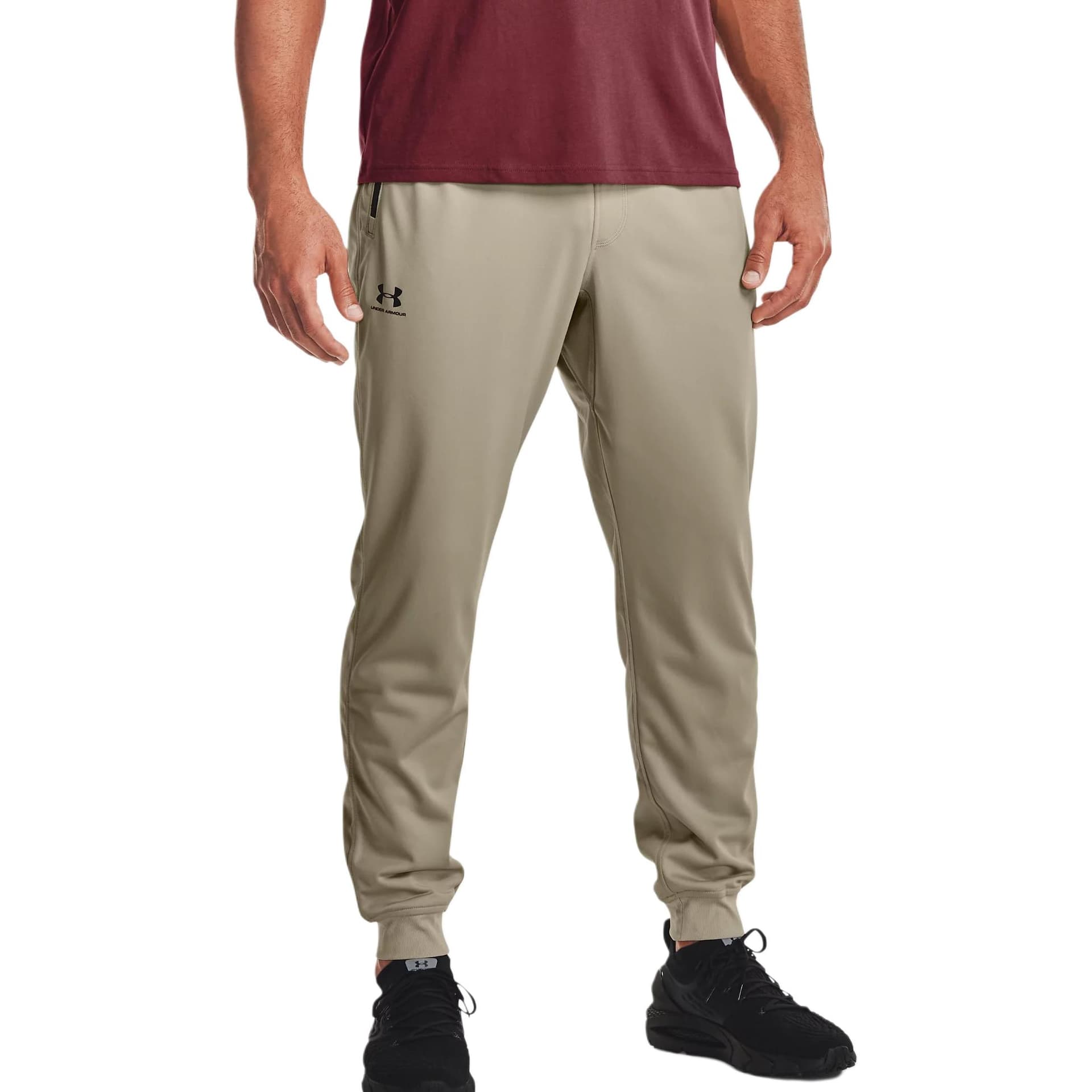 Штаны Under Armour UA Sportstyle Спортивные трикотажные штаны Мужские Светлый хаки - изображение 4