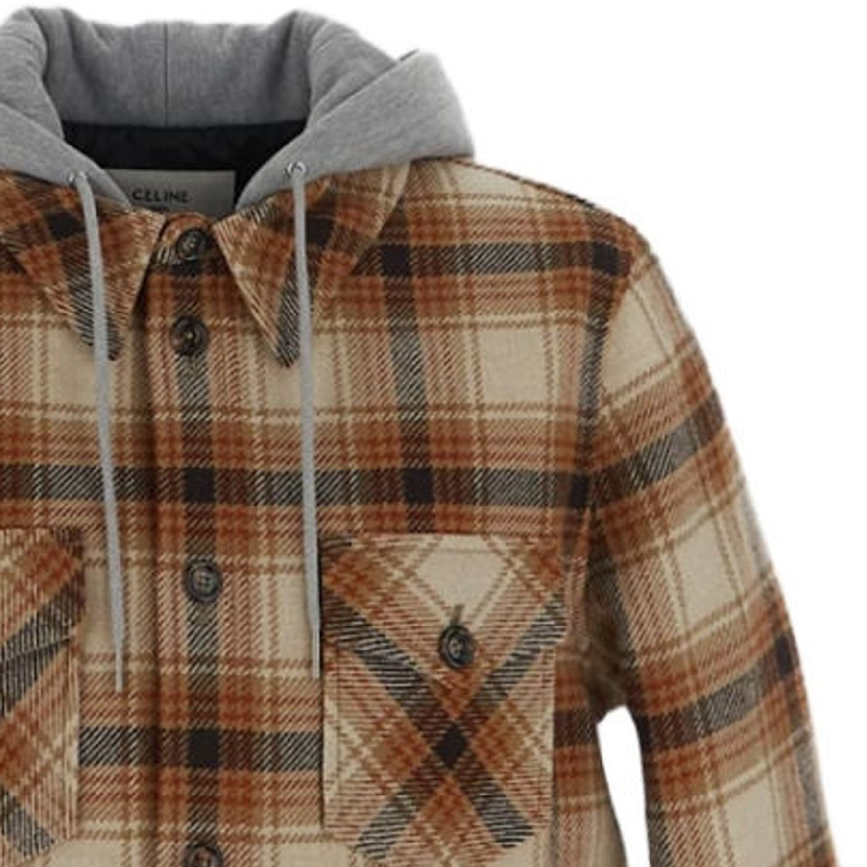 Куртка CELINE Checked Letter Pocket Jacket - изображение 4