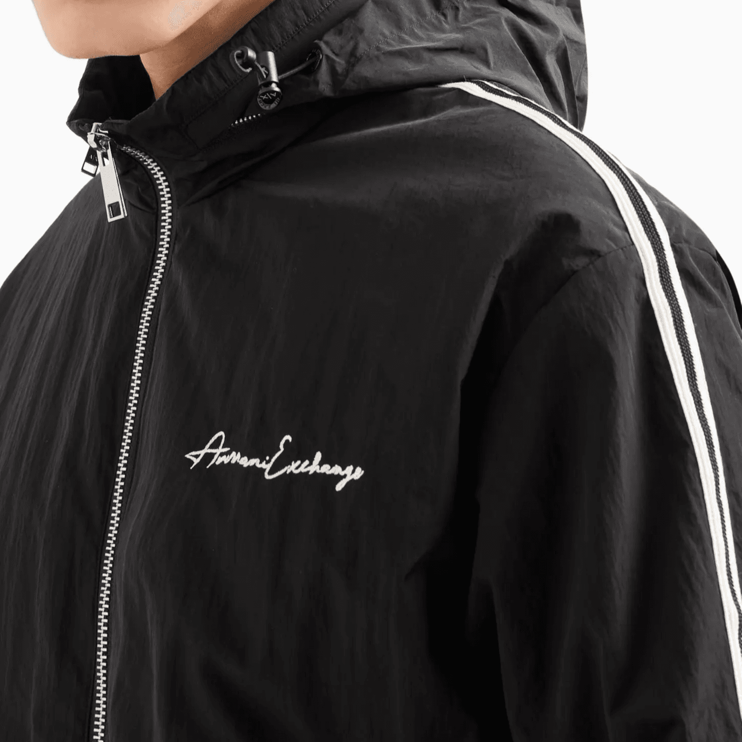 Зимняя куртка пуховик ARMANI EXCHANGE SS24 Logo - изображение 5
