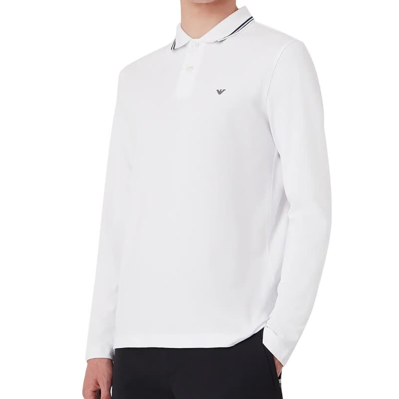 Поло Emporio Armani FW22 Logo Polo White - изображение 3