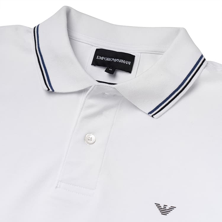 Поло Emporio Armani FW22 Logo Polo White - изображение 4