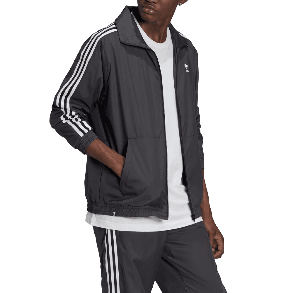 Куртка Adidas Originals Adicolor Куртка Мужской Черный - изображение 4