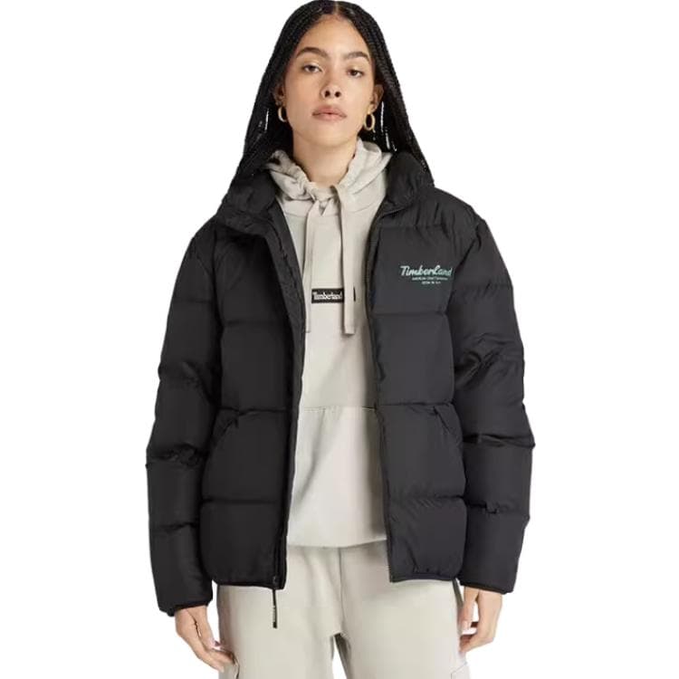 Зимняя куртка Timberland Пуховик Унисекс Черный - изображение 4