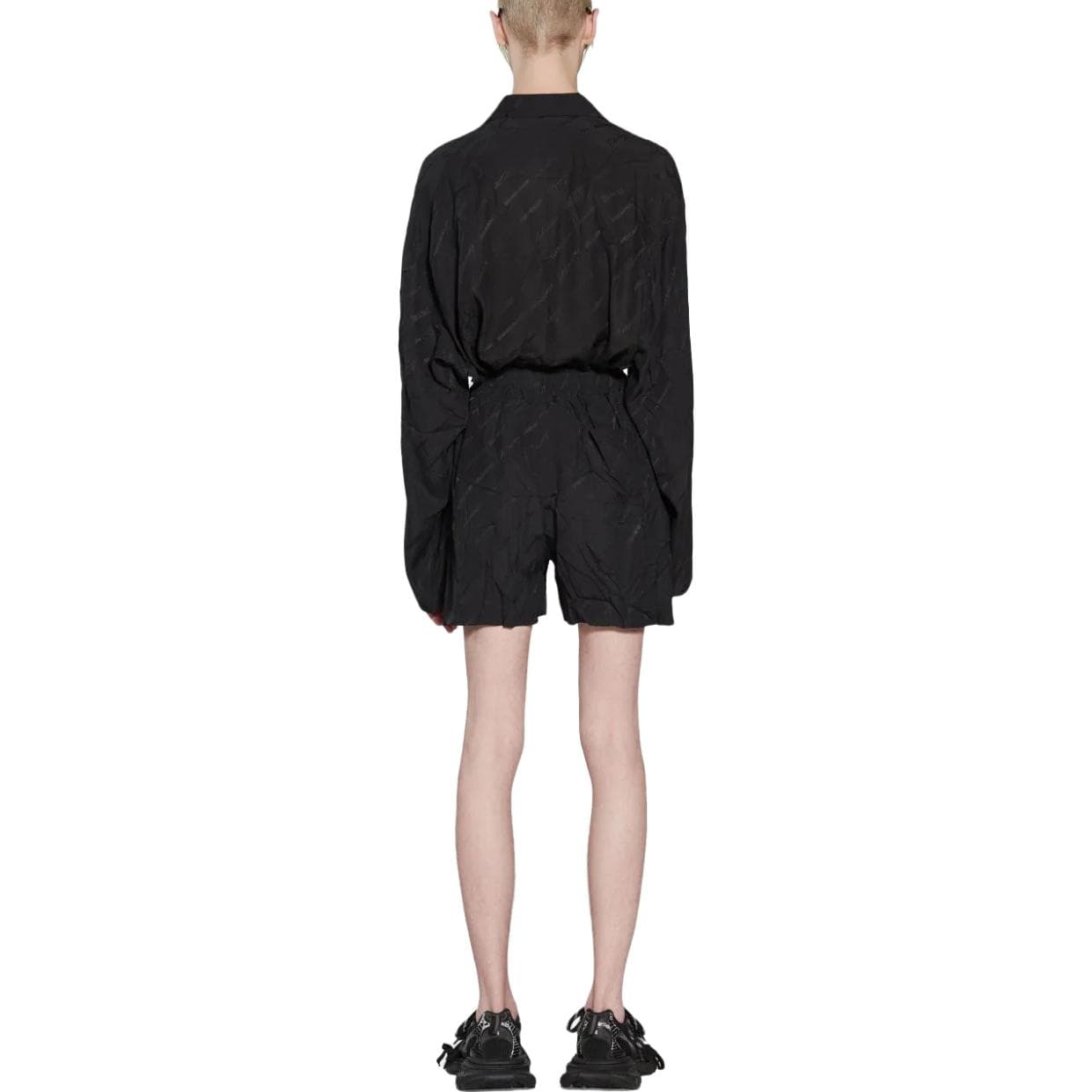 Шорты Balenciaga SS23 Повседневные шорты Стандартная посадка Мужские Черные - изображение 5