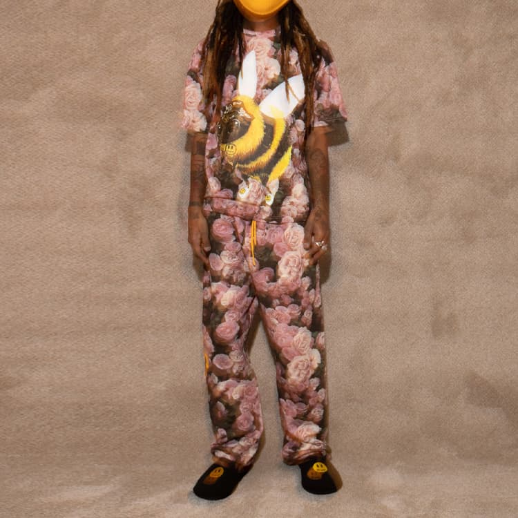 Штаны Drew House SS22 Secret House Sweatpant Roses - изображение 3
