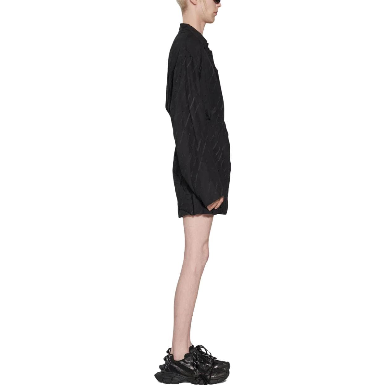 Шорты Balenciaga SS23 Повседневные шорты Стандартная посадка Мужские Черные - изображение 6