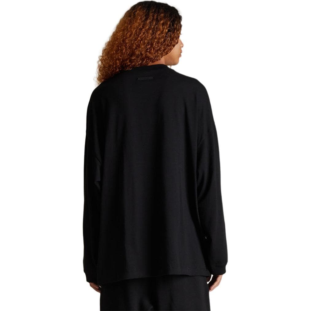 Кофта Fear of God Essentials SS24 drop2 Longsleeve Shirt T Jet Black - изображение 5