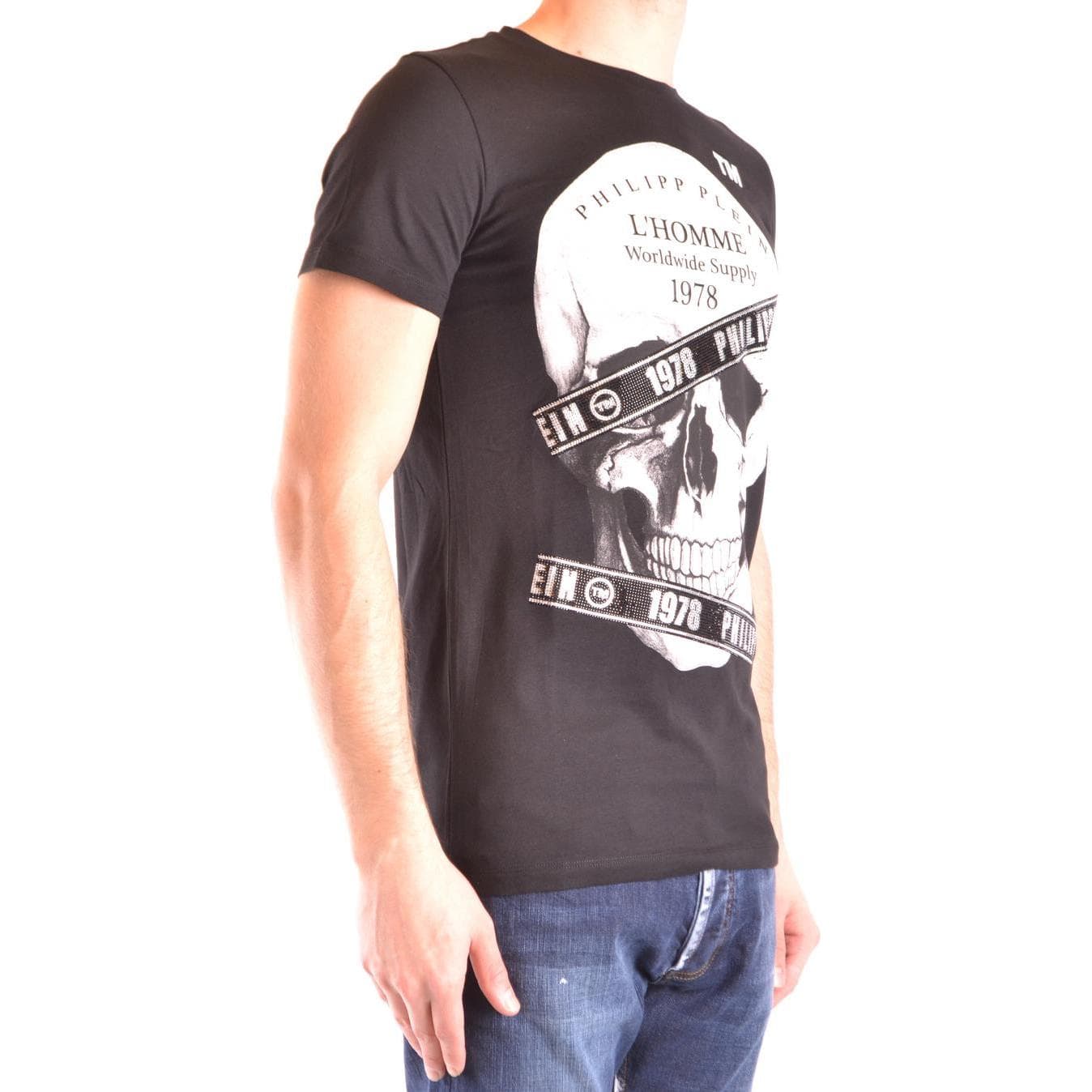 Футболка PHILIPP PLEIN Мужские черные рубашки T - изображение 4